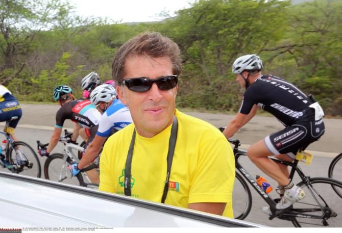 Pedro Delgado at the 2013 race