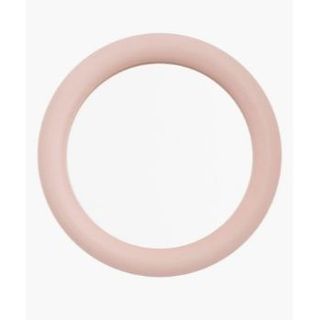 Pink circular mirror