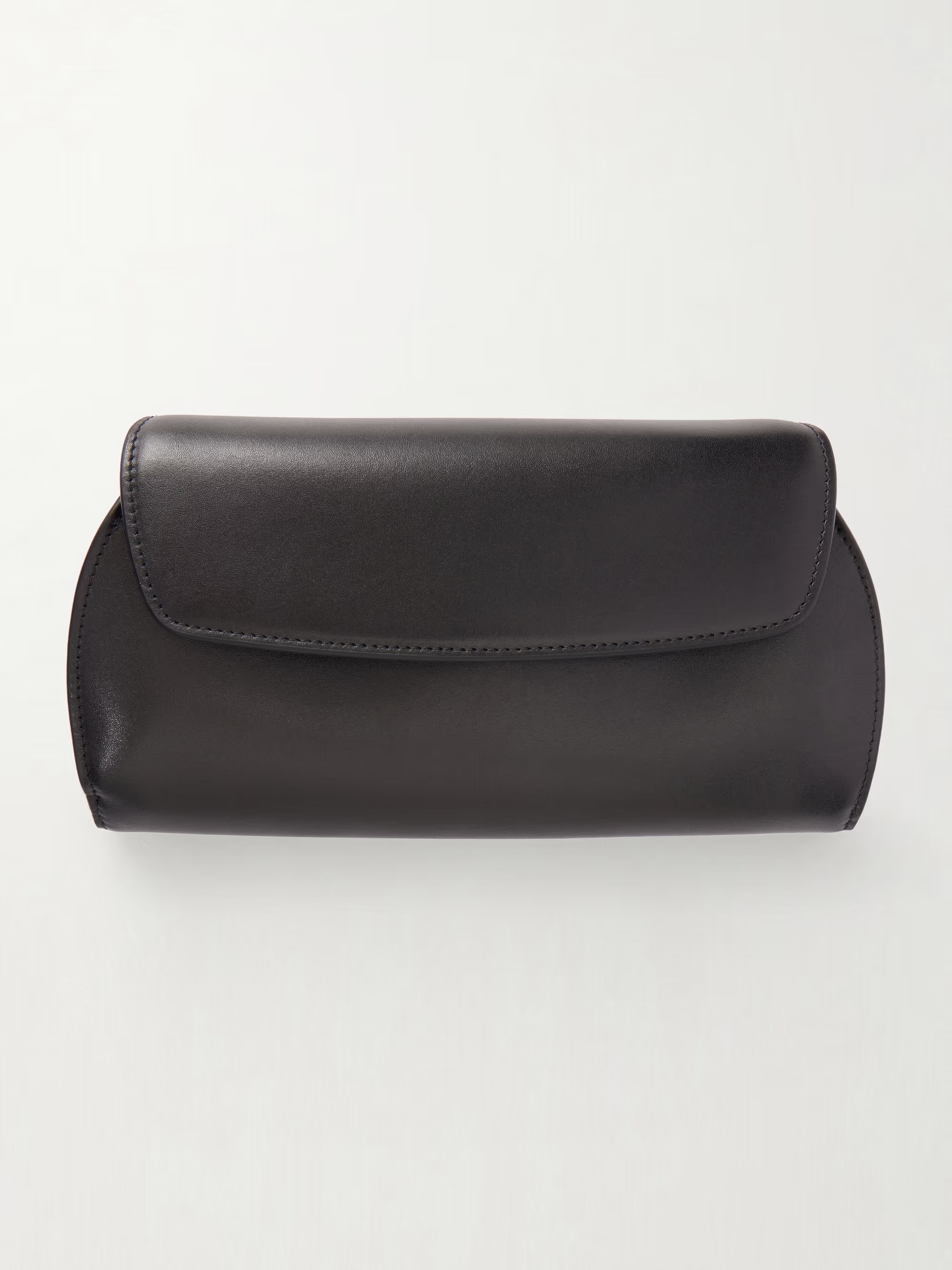 The Row, Curved Leather Clutch