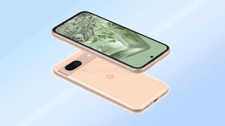 Google Pixel 8a leaked render from @OnLeaks