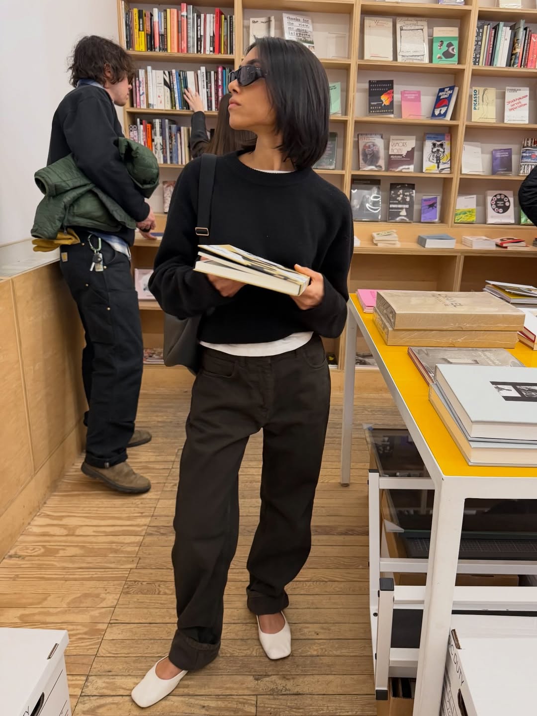 chocolate brown jeans trend