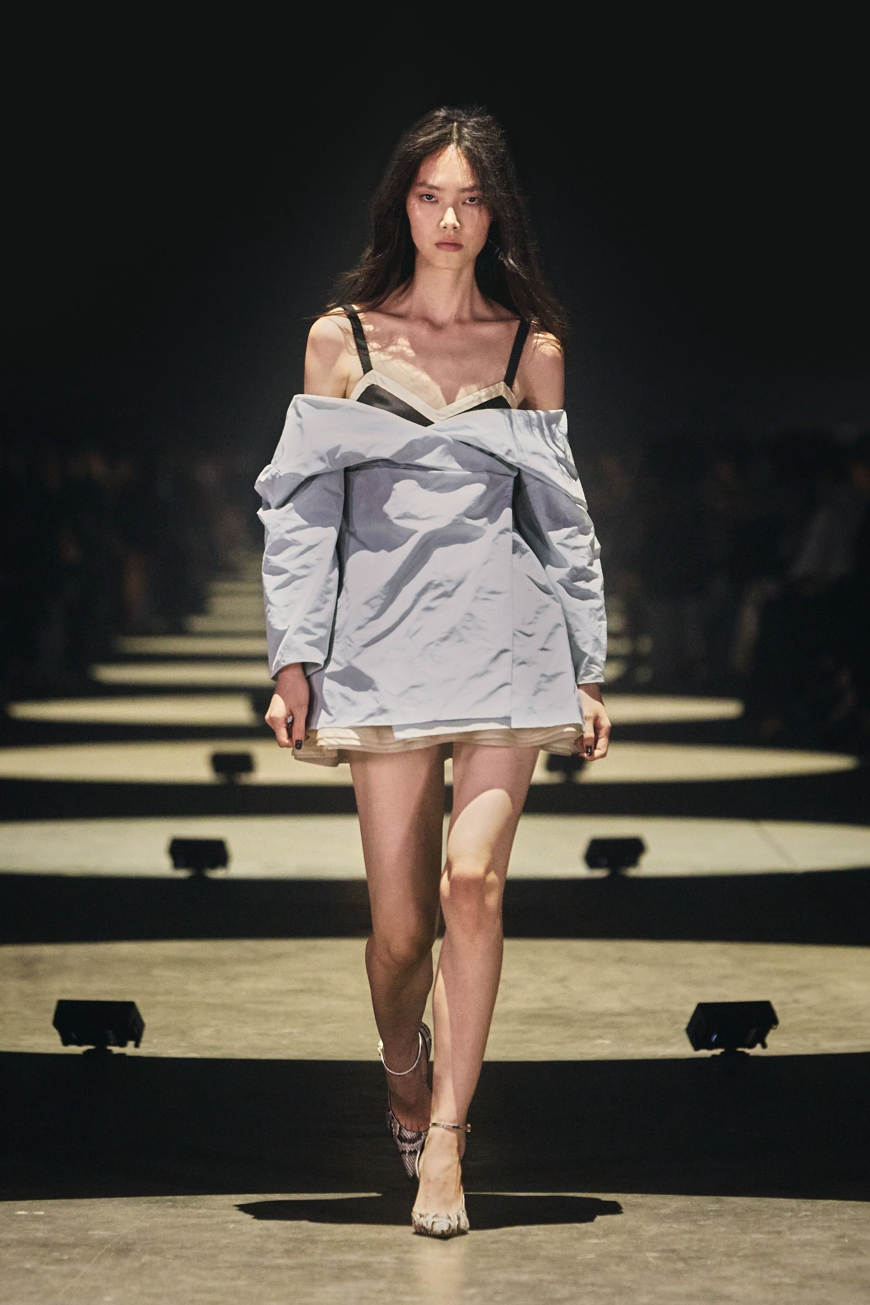 Khaite S/S 27, exposed underwear trend