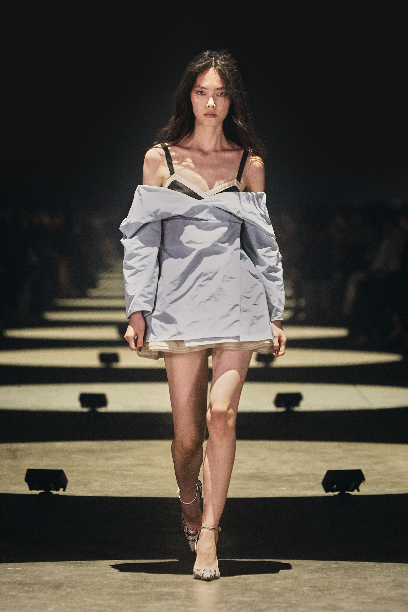 Khaite S/S 27, exposed underwear trend