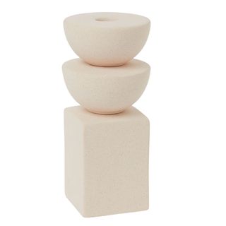 A ceramic candle stand