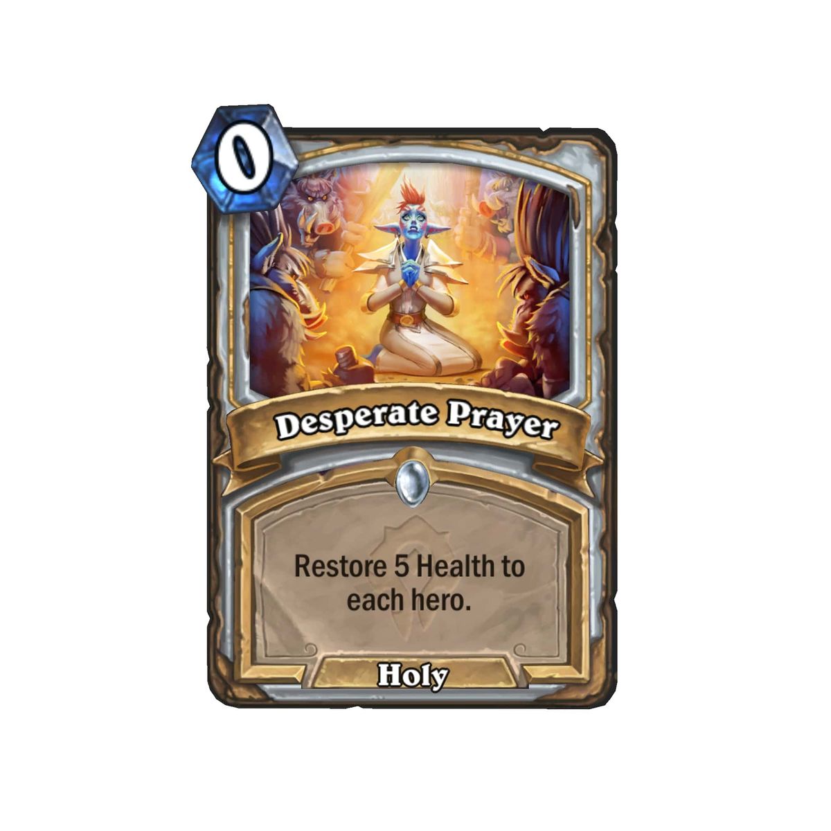A card from Hearthstone's Forged in the Barrens set