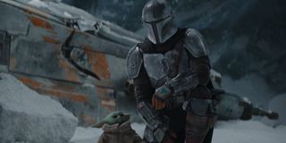 Baby Yoda and Mando on a frozen planet in The Mandalorian Season 2 trailer