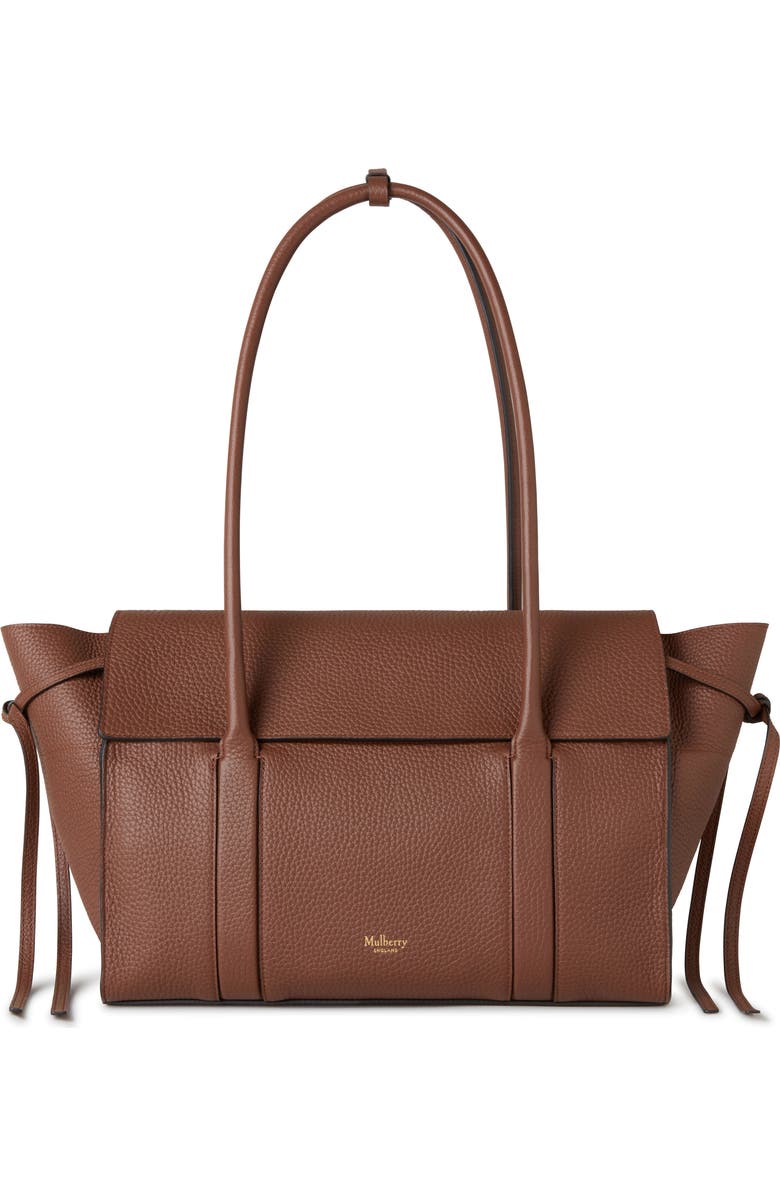 Medium Soft Bayswater Grained Leather Satchel