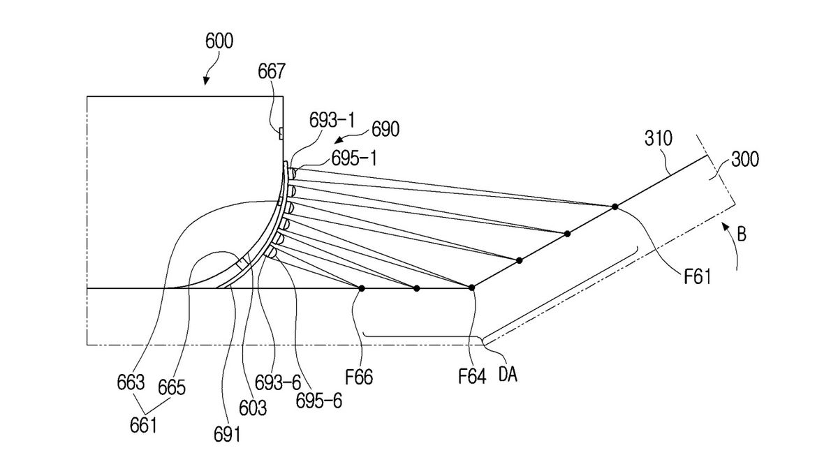 Patent showing how a smartwatch projector would work