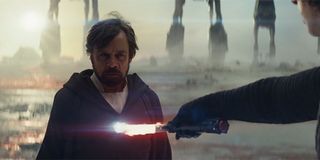 Luke Skywalker displaying his Force projection power