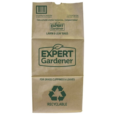 Expert Gardener 30 Gal Paper Lawn &amp;amp; Leaf Bags (5 Count)