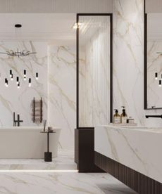 How to make your bathroom essentials look nicer hero Neolith