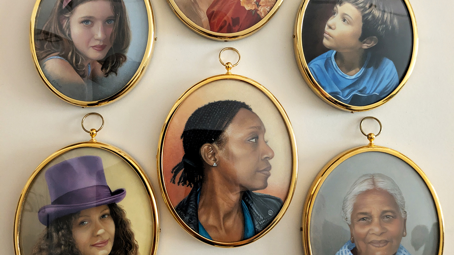 A collection of miniatures created by Elizabeth Meek.