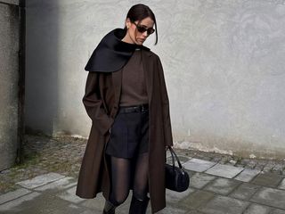 @annabelrosendahl brown and black outfit