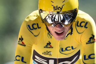 Chris Froome finished second behind Tom Dumoulin in the stage 13 time trial