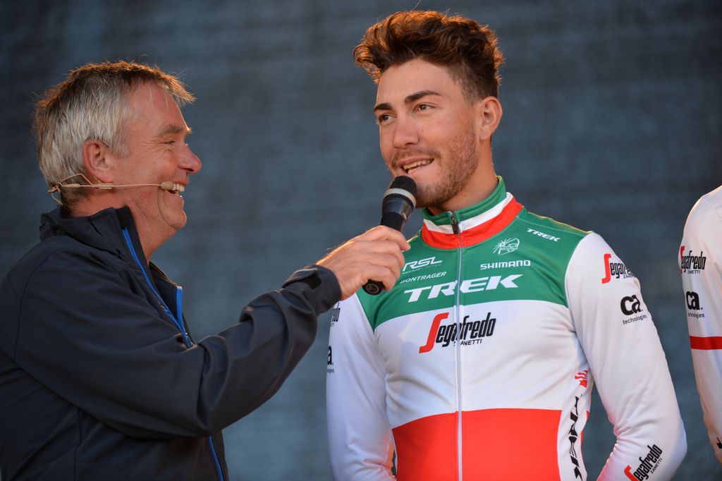 Italian national champion Giacomo Nizzolo (Trek-Segafredo)