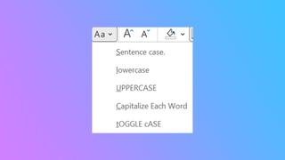 How to capitalize letters in Microsoft Word