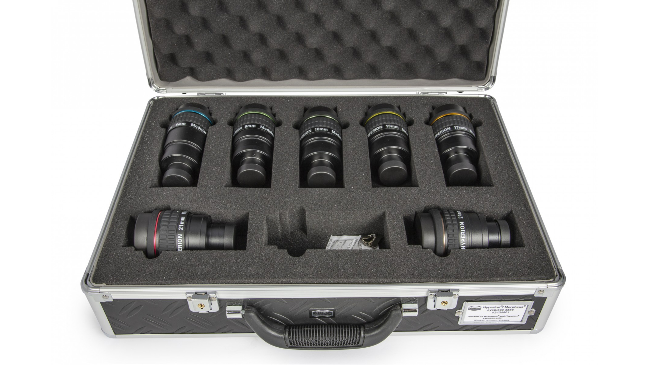 Product photos of the Baader Hyperion Eyepiece set