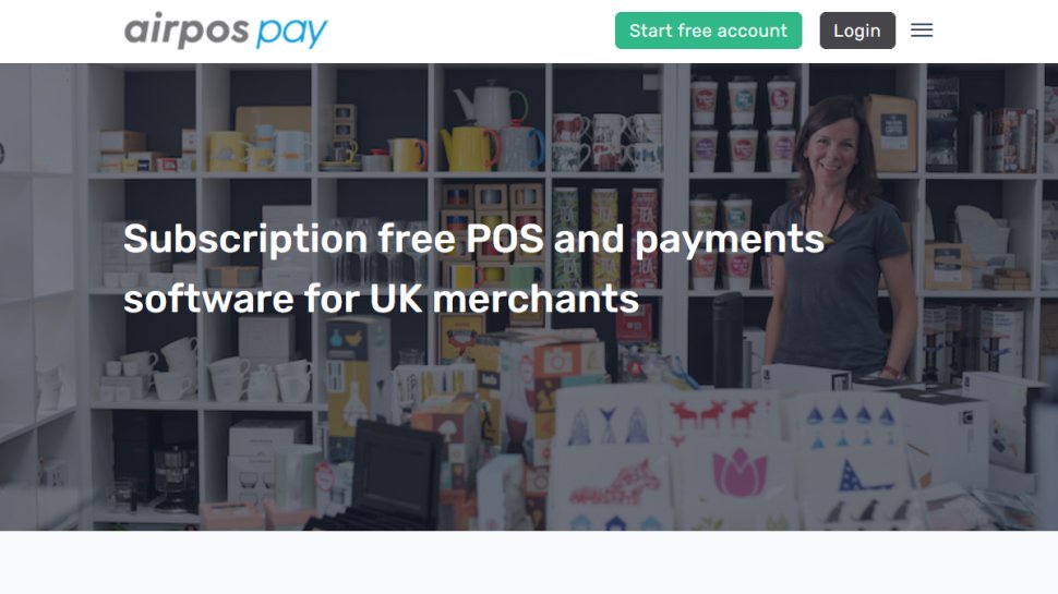 AirPOS website screenshot (October 2025).