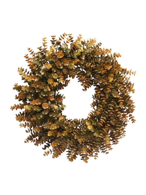 Eucalyptus Wreath, Brown
