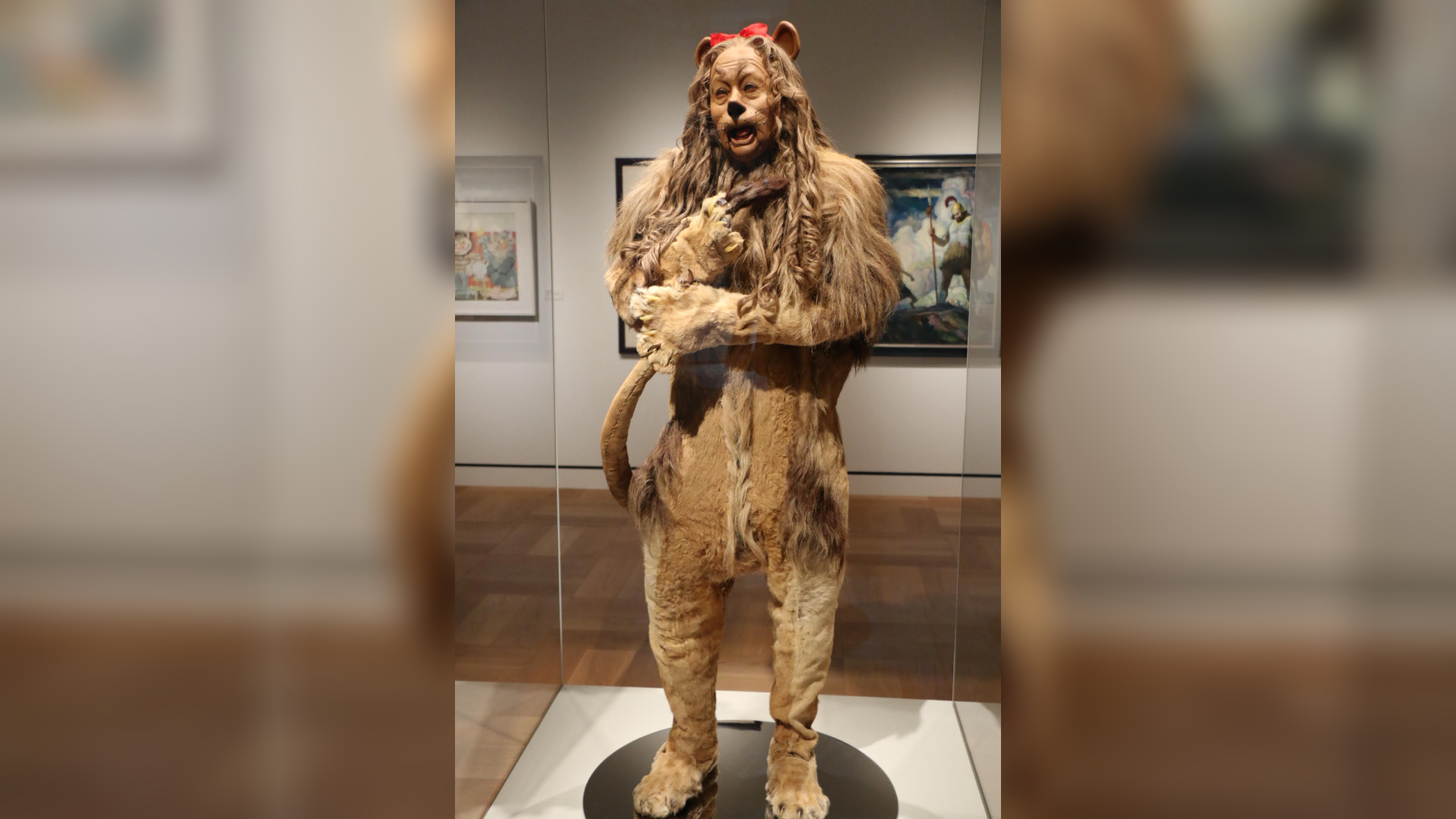 The Cowardly Lion costume from The Wizard of Oz.