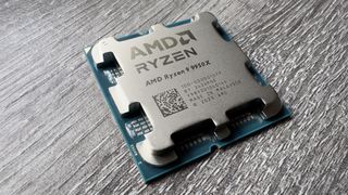 A photo of an AMD Ryzen 9 9950X processor