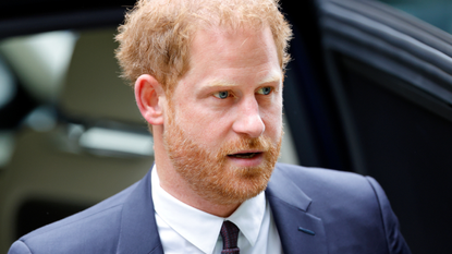 Prince Harry, Duke of Sussex arrives to give evidence at the Mirror Group phone hacking trial at the Rolls Building of the High Court on June 6, 2023 in London, England. Prince Harry is one of several claimants in a lawsuit against Mirror Group Newspapers related to allegations of unlawful information gathering in previous decades.