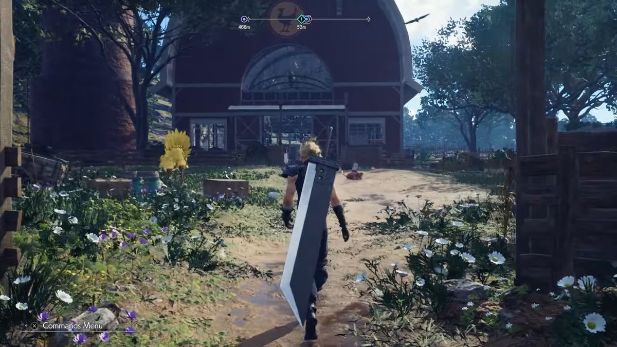 Cloud approaches Chocobo farm