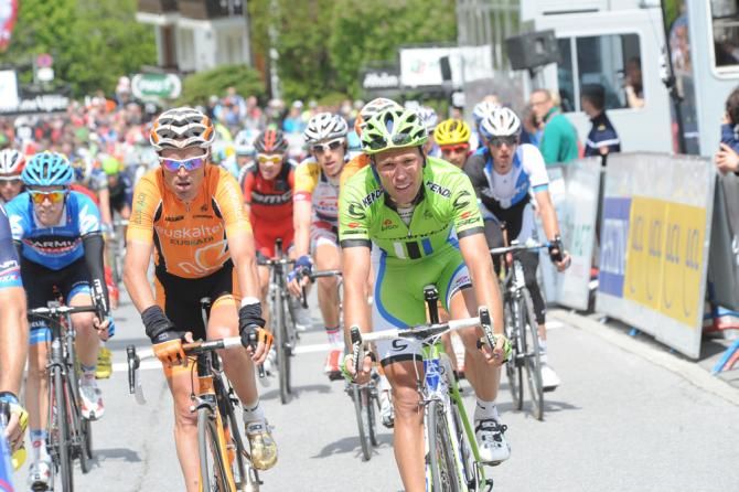 Kristjan Koren finishes in the pack