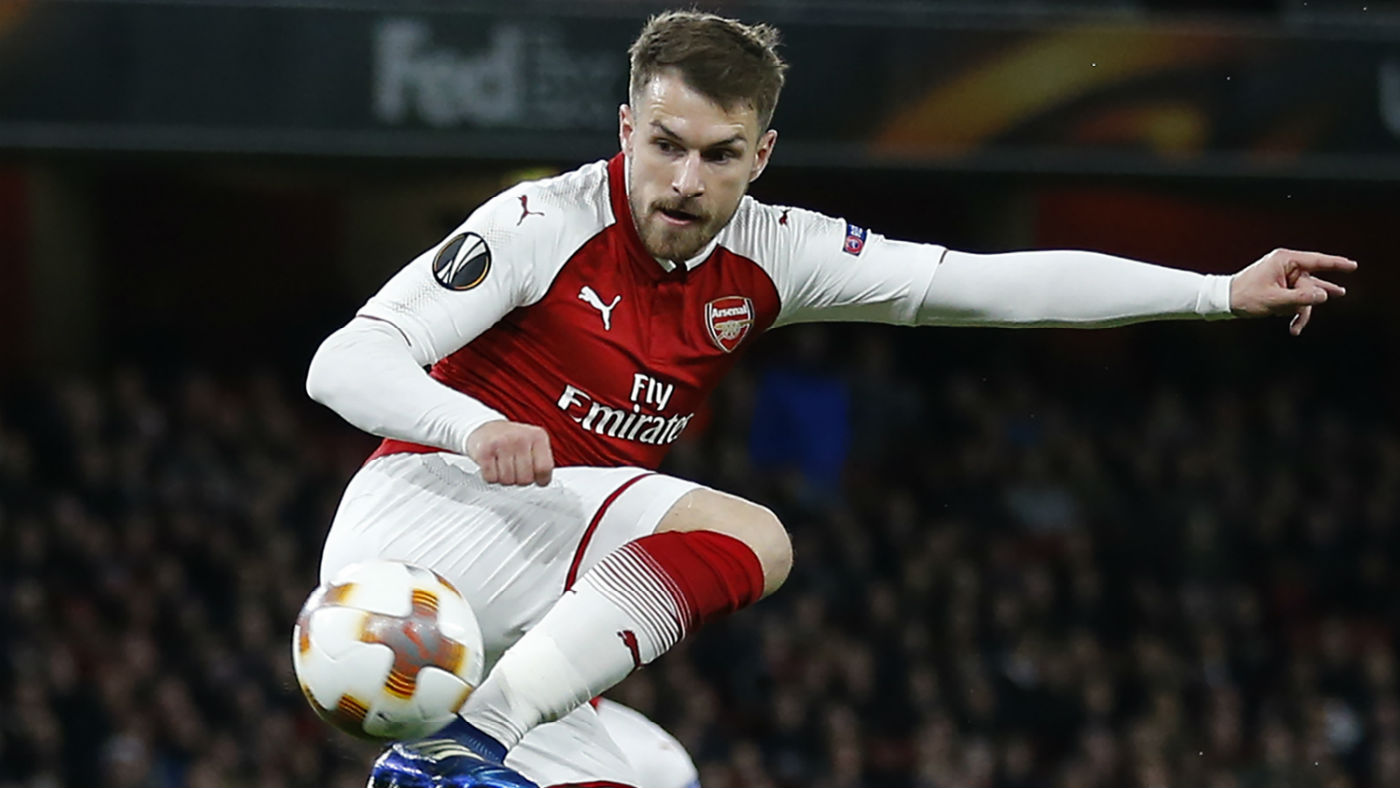 Arsenal midfielder Aaron Ramsey's celebration against Watford was