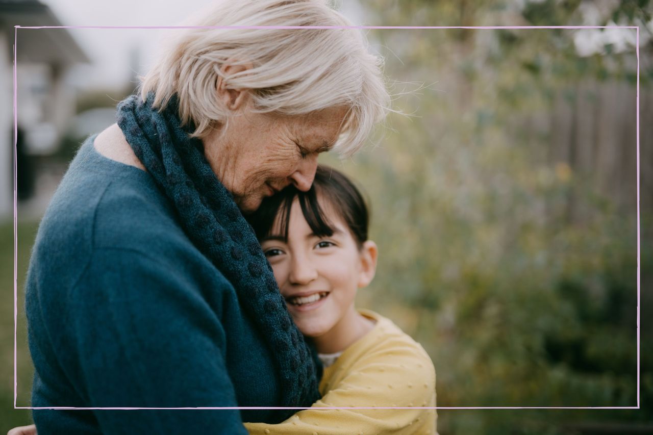 grandmother with her grandchild