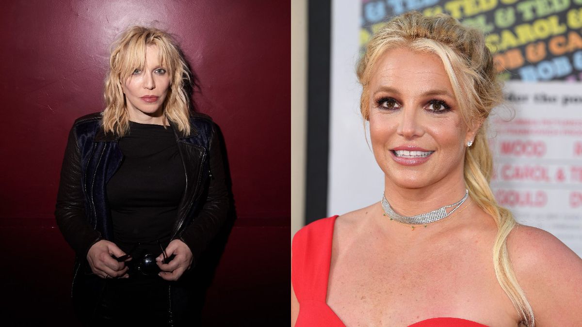 Courtney Love and Britney Spears