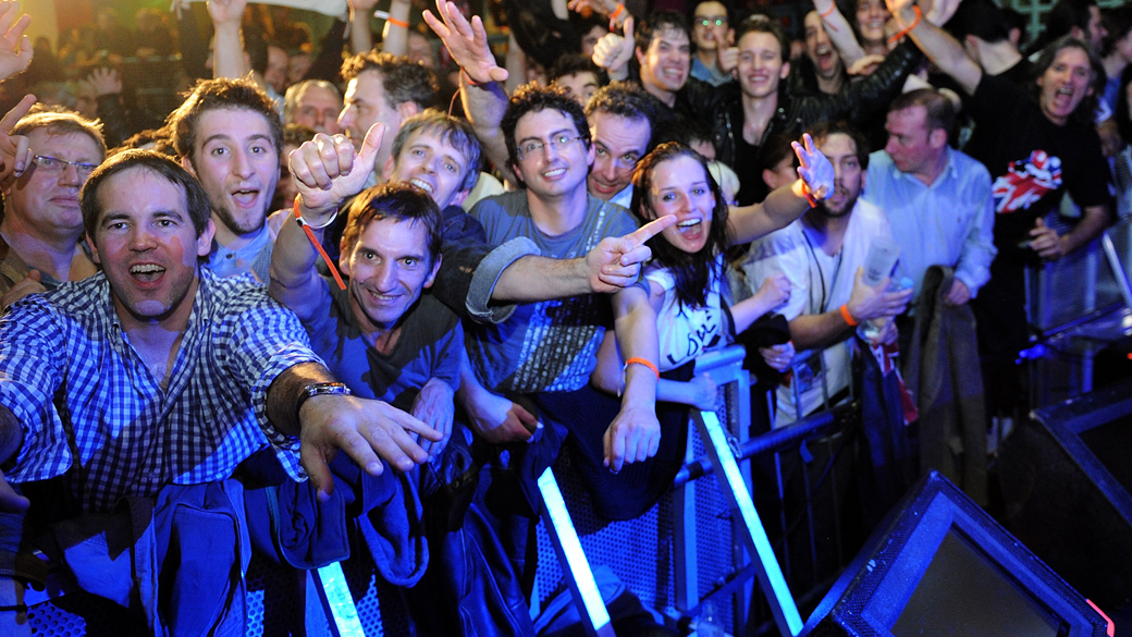 Stock pic of concert goers