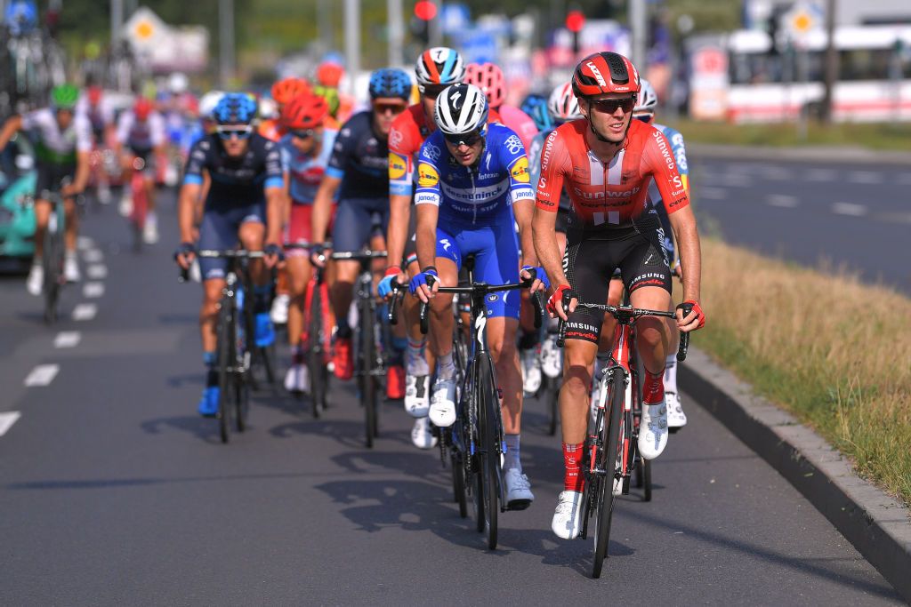 Chris Hamilton (Sunweb) leads the chase