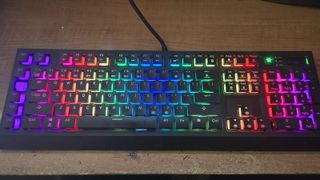 a hero image of the Hexgears Deathstrike GK760