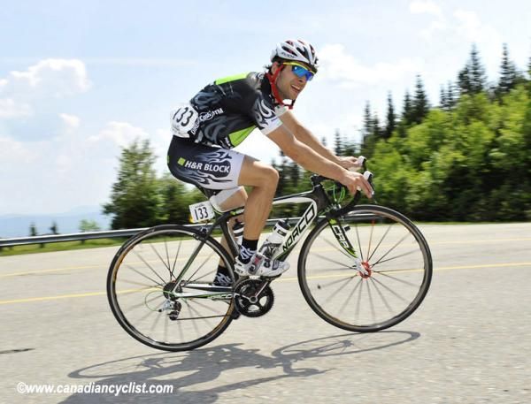 Sebastian Salas (H&amp;R Block) attacked, but was caught in the final kilometre