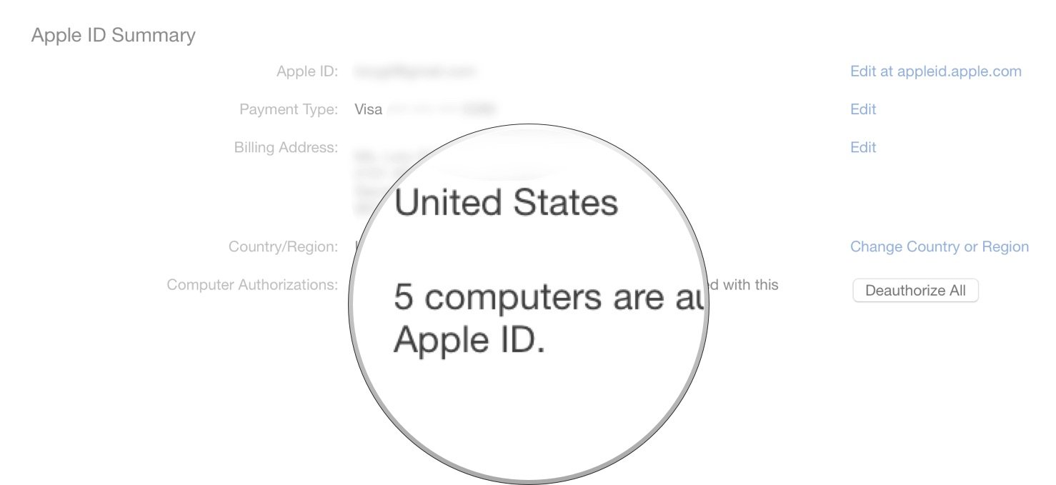 How many computers are authorized with this account?