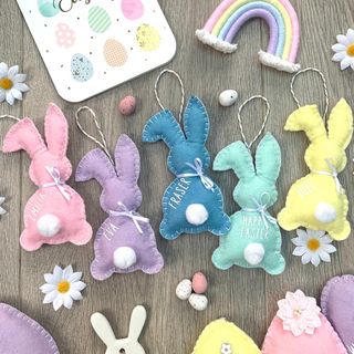 Personalised Easter Bunny decoration