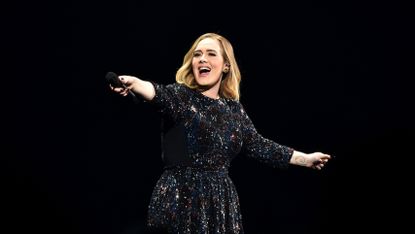 birmingham, england march 29 adele performs at genting arena on march 29, 2016 in birmingham, england photo by gareth cattermolegetty images
