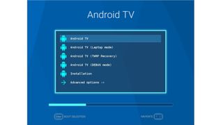 Android TV setup menu