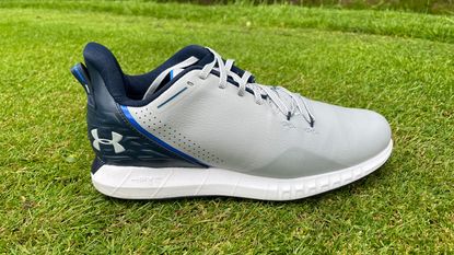 Under Armour UA HOVR Drive Spikeless Golf Shoes - Mod Gray/Academy