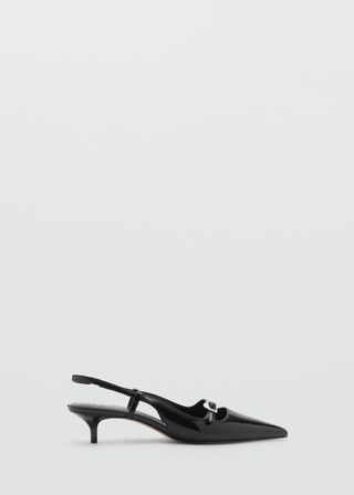 Slingback Heeled Shoes With Buckle - Women | Mango Usa