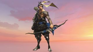 A portrait of the Overwatch 2 character Hanzo