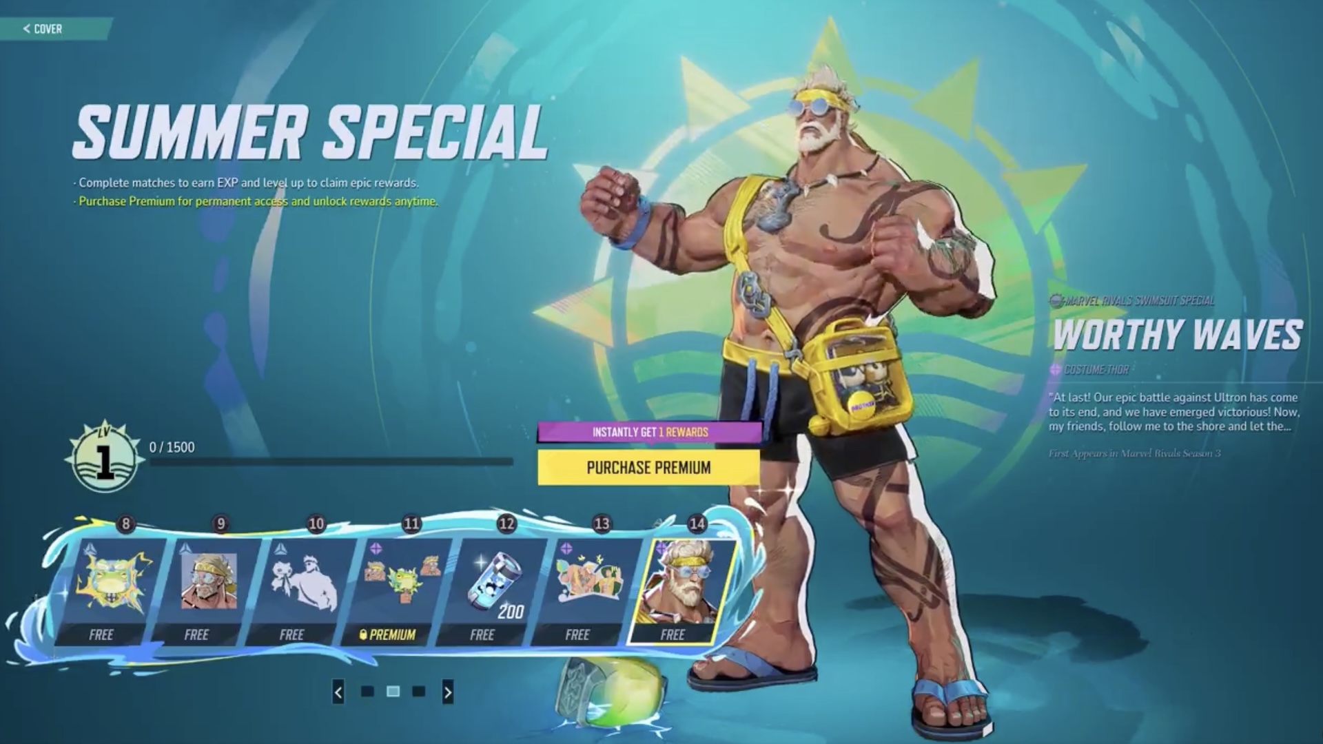 Thor Summer skins