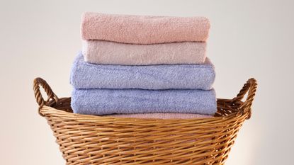Save A laundry basket full of towels