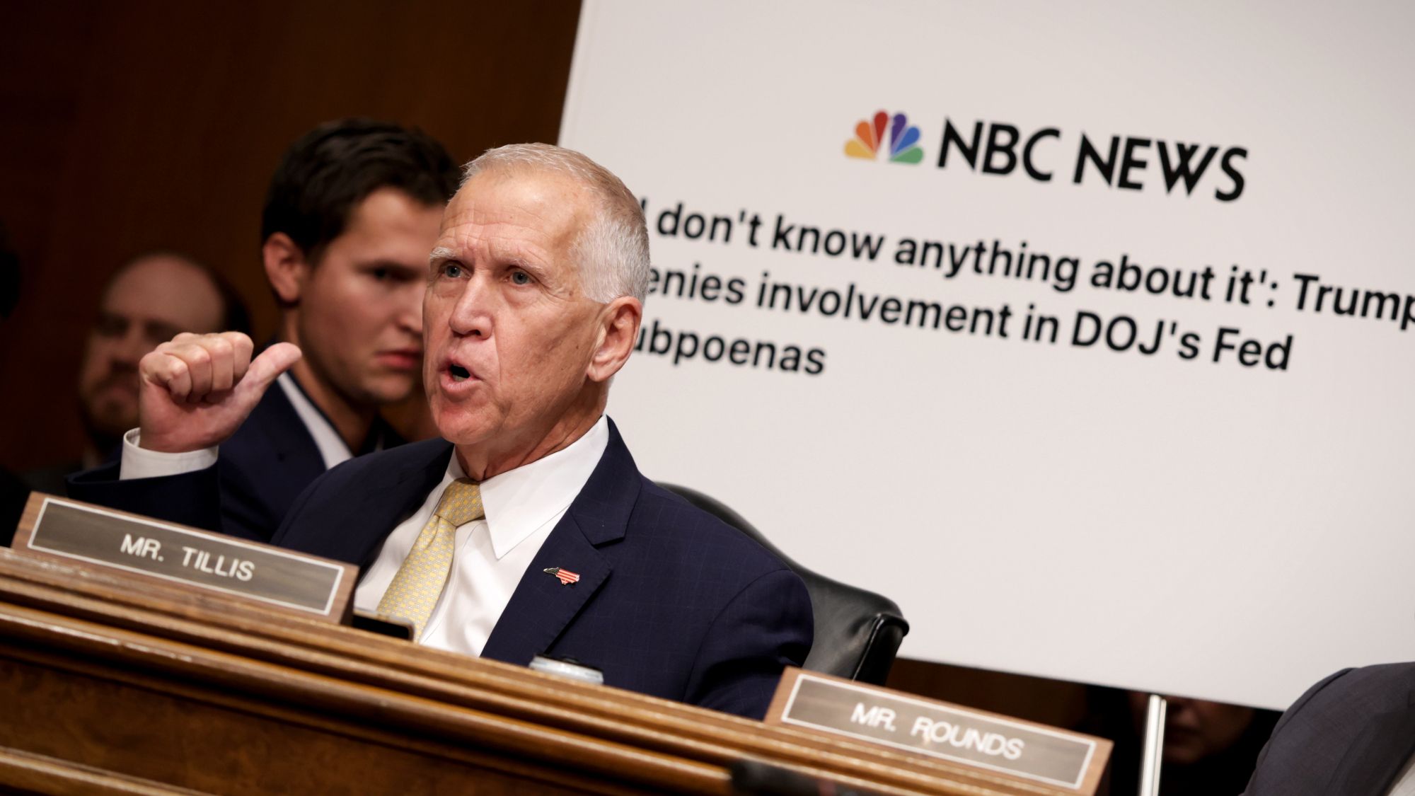Tillis drops Fed nominee block after DOJ ends probe
