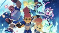 Key, Ssyelle, Milo, Odward, and Ameline in attack mode for Dragon Striker Season 1 poster