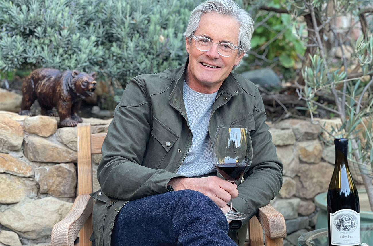 Kyle MacLachlan, pursued by bear wine