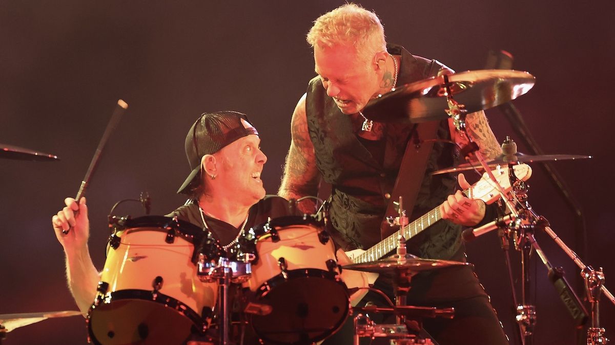 Lars Ulrich and James Hetfield