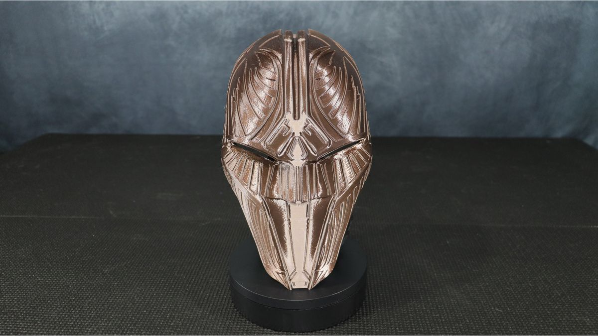 3D printed Sith acolyte mask from Hex3D