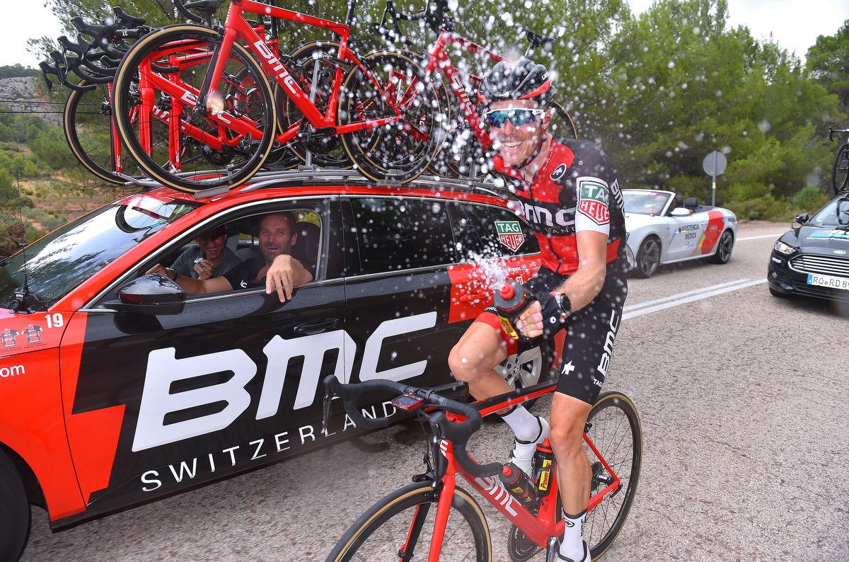 Rohan Dennis (BMC) having fun with the camera